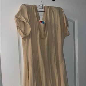 Free People Cream Maxi Dress